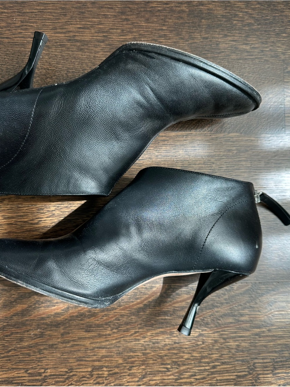 Reformation Black Women's Rounded Toe Ankle Boots